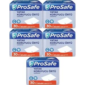 Prosafe Yetişkin Alt Açma Yatak Koruyucu Örtü 60*90CM 150 Adet (5PK*30)