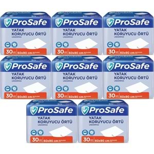 Prosafe Yetişkin Alt Açma Yatak Koruyucu Örtü 60*90CM 240 Adet (8PK*30)