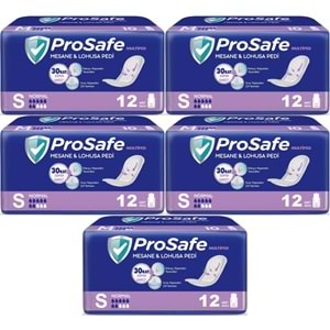 Prosafe Mesane & Lohusa Pedi S - Küçük - Small Normal 60 Adet (5PK*12)