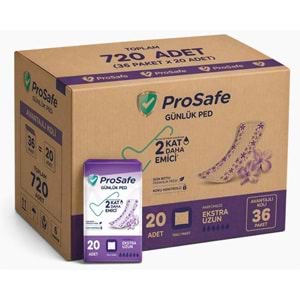 Prosafe Günlük Ped Extra Uzun 720 Adet