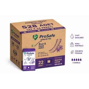 Prosafe Günlük Ped Uzun 528 Adet