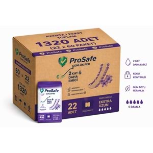 Prosafe Günlük Ped Uzun 1320 Adet