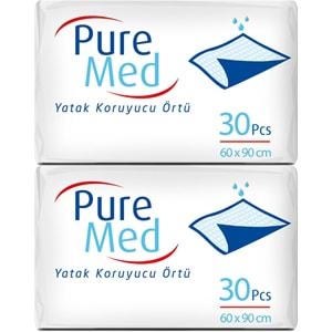 Puremed Yetişkin Yatak Koruyucu 60*90CM 60 Adet (2PK*30)