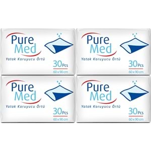 Puremed Yetişkin Yatak Koruyucu 60*90CM 120 Adet (4PK*30)