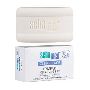 Sebamed Clear Face Kompakt Yüz Temizleme Barı Sabun Sivilceye Yatkın Cilt 100GR (4 Lü Set)