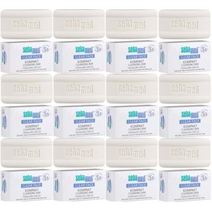 Sebamed Clear Face Kompakt Yüz Temizleme Barı Sabun Sivilceye Yatkın Cilt 100GR (12 Li Set)