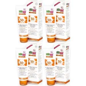 Sebamed Sun Care Çok Yönlü Koruyucu Güneş Kremi 75ML SPF 50+ Faktör (4 Lü Set)