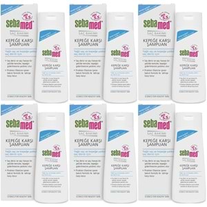Sebamed Şampuan 200ML Kepeğe Karşı (Yağlı ve Kepeğe yatkın saç derisi İçin) (6 Lı Set)