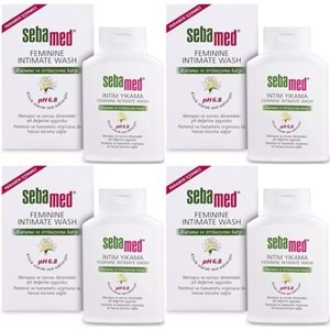 Sebamed İntim Menapoz Likit 200ML PH6.8 (Genital Bölge Temizleyici) (4 Lü Set)