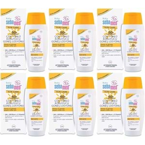 Sebamed Sun Care Bebek Güneş Losyonu Kremi 50+ Faktör 150ML (Hassas Ciltler İçin) (6 Lı Set)
