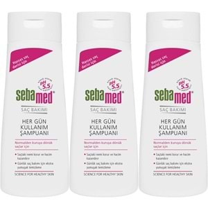 Sebamed Şampuan 400ML Hergün Kullanım (Tüm Saç Tipleri için) (3 Lü Set)