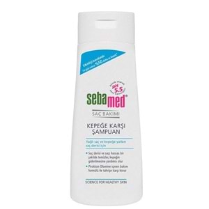 Sebamed Şampuan 400ML Kepeğe Karşı ve Yağlı Saç Tipleri için (3 Lü Set)
