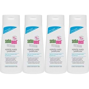 Sebamed Şampuan 400ML Kepeğe Karşı ve Yağlı Saç Tipleri için (4 Lü Set)