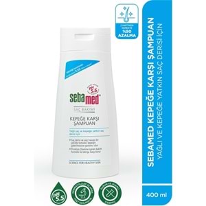 Sebamed Şampuan 400ML Kepeğe Karşı ve Yağlı Saç Tipleri için (4 Lü Set)