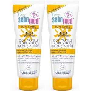 Sebamed Baby Sun Care Güneş Kremi 75ML 50+ Çok Yüksek Faktör Çoçuk (2 Li Set)