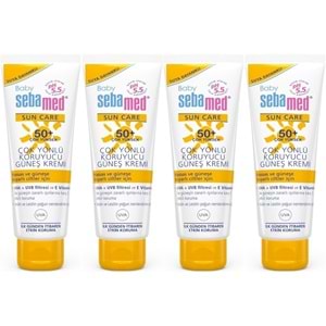 Sebamed Baby Sun Care Güneş Kremi 75ML 50+ Çok Yüksek Faktör Çoçuk (4 Lü Set)