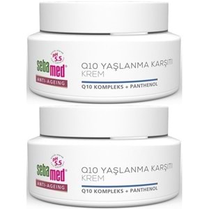 Sebamed Q10 Yaşlanma ve Kırışıklık Karşıtı Koruyucu Anti-Age Krem 50ML (2 Li Set)