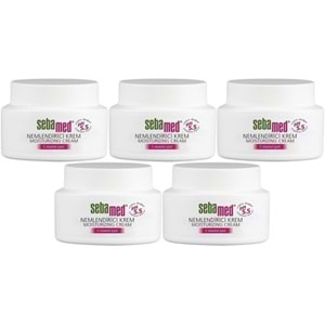 Sebamed Nemlendirici Cilt Bakım Kremi 75ML Günlük Bakım (Yüz - Boyun - Vücut) (5 Li Set)