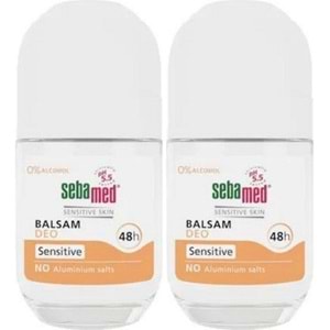 Sebamed Deodorant Roll-On 50ML Balsam Hassas/Sensitive (2 Li Set)