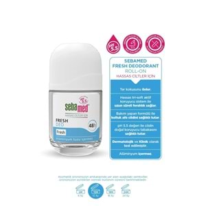Sebamed Roll-On 50ML Balsam Hassas/Sensitive + Roll-On 50ML Fresh (Karma 2 Li Set)