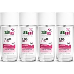 Sebamed Deodorant Sprey 75 ML Fresh Blossom (4 Lü Set)