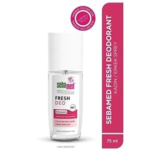 Sebamed Deodorant Sprey 75 ML Fresh Blossom (4 Lü Set)
