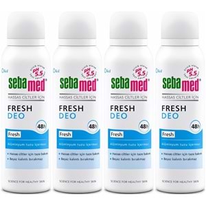 Sebamed Deodorant Aerosol 150 ML Fresh (4 Lü Set)