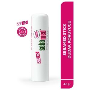 Sebamed Dudak Koruyucu Bakım Kremi Stick 30 SPF 4.8GR (Çatlamış ve Hassas Nemlendiricili) (6 Lı Set)