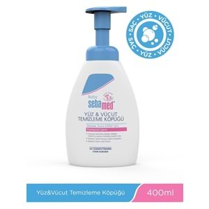 Sebamed Bebek Şampuanı Yüz ve Vücut Köpüğü 400ML (pH 5.5 Yenidoğan Hassas Cilt) (3 Lü Set)