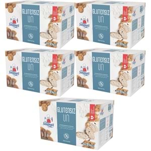 Sinangil Glutensiz Un 25KG (25000GR) Kutu Çölyak Diyetine Uygun (5PK*5KG)