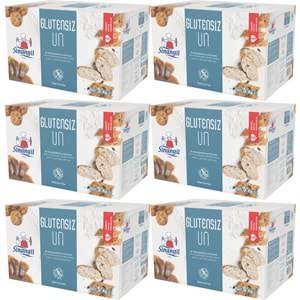Sinangil Glutensiz Un 30KG (30000GR) Kutu Çölyak Diyetine Uygun (6PK*5KG)