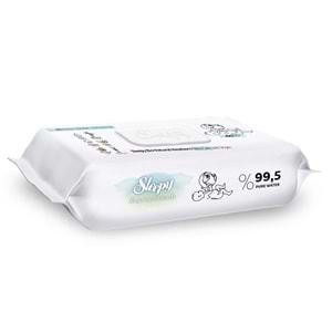 Sleepy Islak Havlu Mendil Bio Natural 40 Yaprak Yeni Doğan (6 Lı Set) Plastik Kapaklı 240 Yaprak