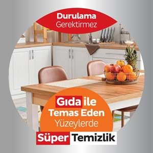 Sleepy Easy Clean Yüzey Temizlik Mutfak Havlusu -Mendili 50 Yaprak Portakal Yağlı (9Lu Set) 450Yprk