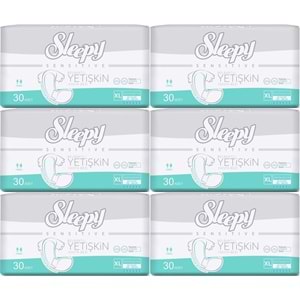Sleepy Yetişkin Bezi Bel Bantlı XL - Extra Large - Ekstra Large 180 Adet (6PK*30)