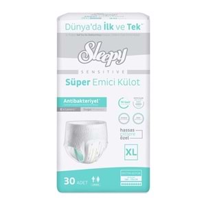 Sleepy Yetişkin Bezi Emici Külot XL - Ekstra Büyük - Extra Large 240 Adet (8PK*30)