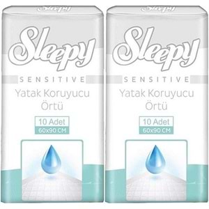 Sleepy Yetişkin Yatak Koruyucu 60*90CM 20 Adet (2PK*10)