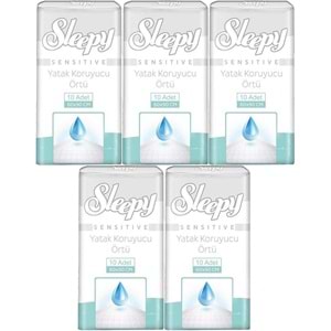 Sleepy Yetişkin Yatak Koruyucu 60*90CM 50 Adet (5PK*10)