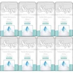 Sleepy Yetişkin Yatak Koruyucu 60*90CM 80 Adet (8PK*10)