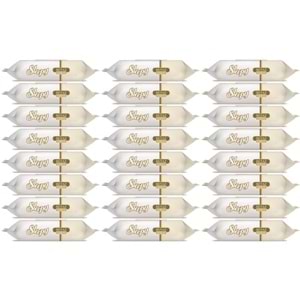 Sleepy Islak Havlu Mendil 90 Yaprak (24 Lü Set) Beyaz Sabun Kokulu Plastik Kapaklı (2160 Yaprak)