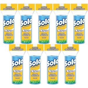 Solo Hijyenik Temizlik Bezi (İç adet 20 Li) (Kokusuz ve Hızla Kuruyan) (9 Lu Set)
