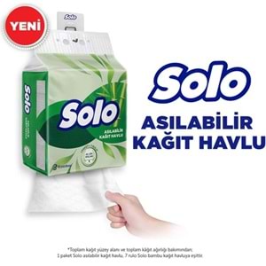 Solo Asılabilir Kağıt Havlu (Hijyenik ve Pratik Kullanım İçin Uygun) (5 Li Set)