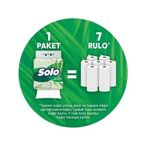 Solo Asılabilir Kağıt Havlu (Hijyenik ve Pratik Kullanım İçin Uygun) (5 Li Set)