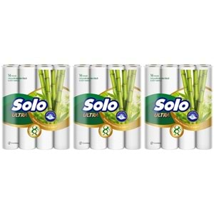 Solo Ultra Kağıt Havlu 48 Li Paket Rulo Organik Bambu ve Pamuk Özlü (Dev Ekonomik Pk) (3PK*16)
