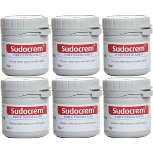 Sudocrem Cilt Bebek Bakım - Pişik Kremi 60GR (6 Lı Set)