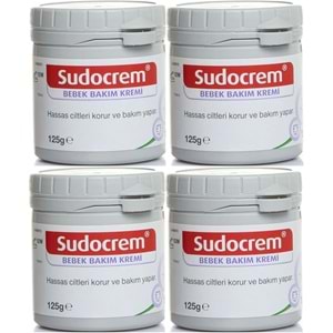 Sudocrem Cilt Bebek Bakım - Pişik Kremi 125GR (4 Lü Set)