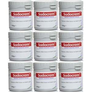 Sudocrem Cilt Bebek Bakım - Pişik Kremi 125GR (9 Lu Set)