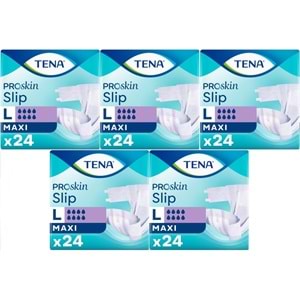 Tena Proskin Slip Maxi Bel Bantlı Yetişkin Bezi L - Büyük - Large 120 Adet
