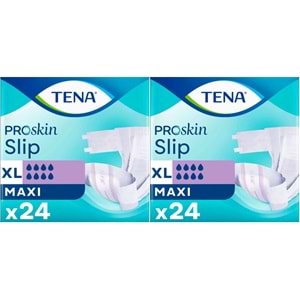 Tena Proskin Slip Maxi Bel Bantlı Yetişkin Bezi XL - Ekstra Large - Extra Large 48 Adet