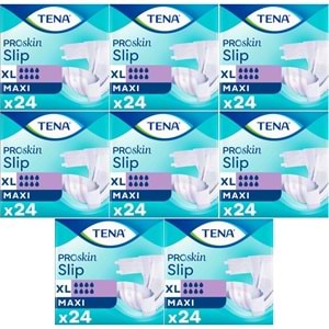 Tena Proskin Slip Maxi Bel Bantlı Yetişkin Bezi XL - Ekstra Large - Extra Large 192 Adet