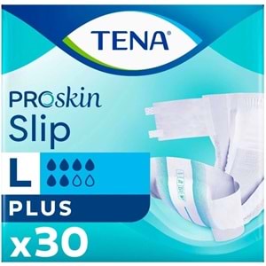 Tena Proskin Slip Plus Bel Bantlı Yetişkin Bezi L - Büyük - Large 60 Adet
